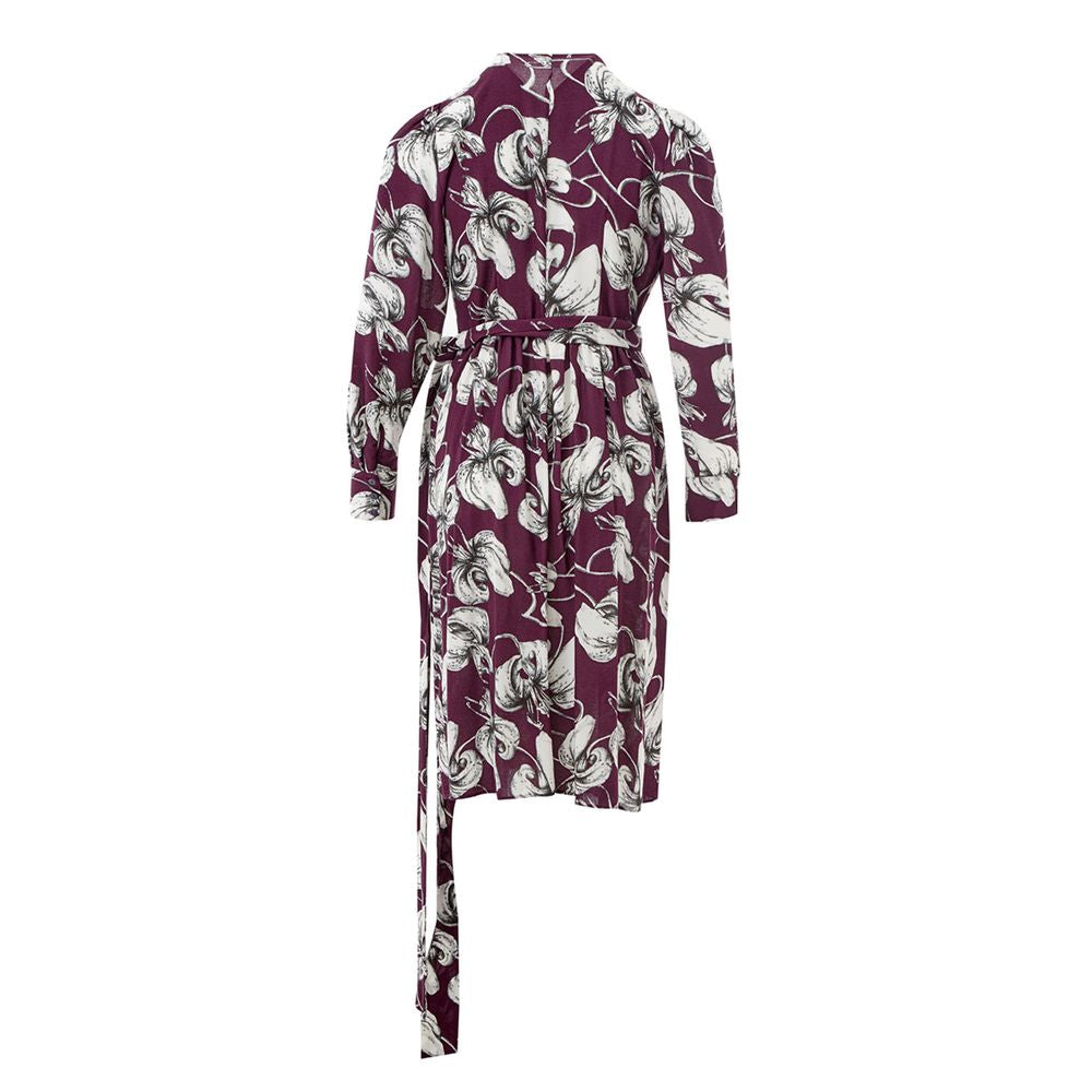 Lardini Elegant Purple Viscose Dress IT40 | S