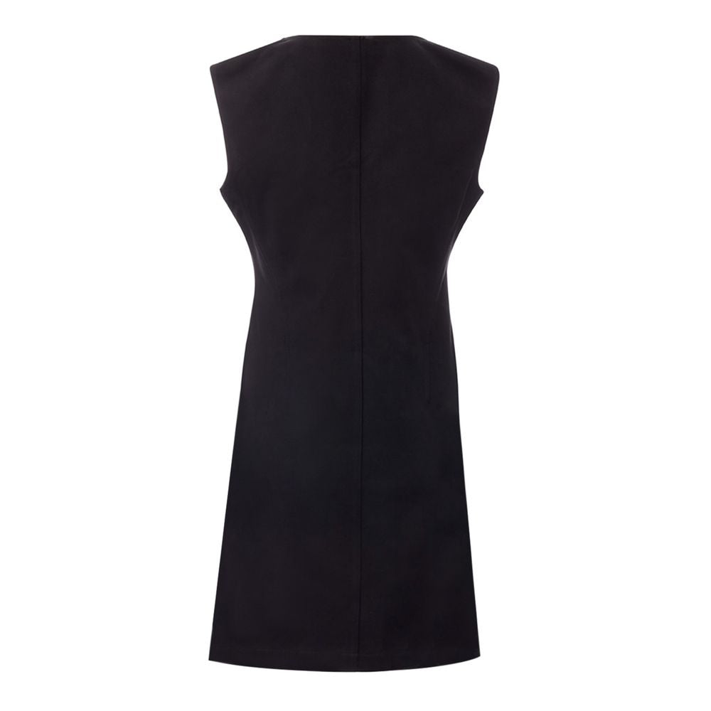 Bottega Veneta Elegant Black Viscose Dress Essentials IT42 | M