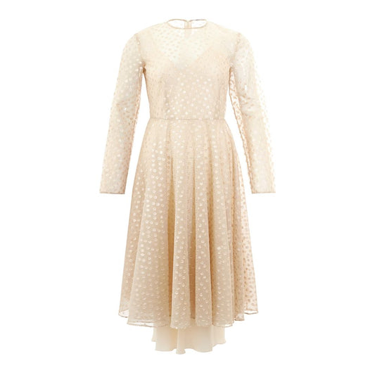 Lardini Beige Cotton Elegance Dress IT40 | S