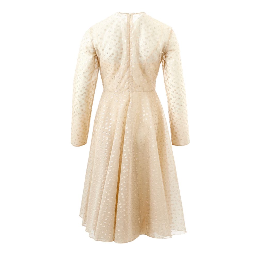 Lardini Beige Cotton Elegance Dress IT40 | S