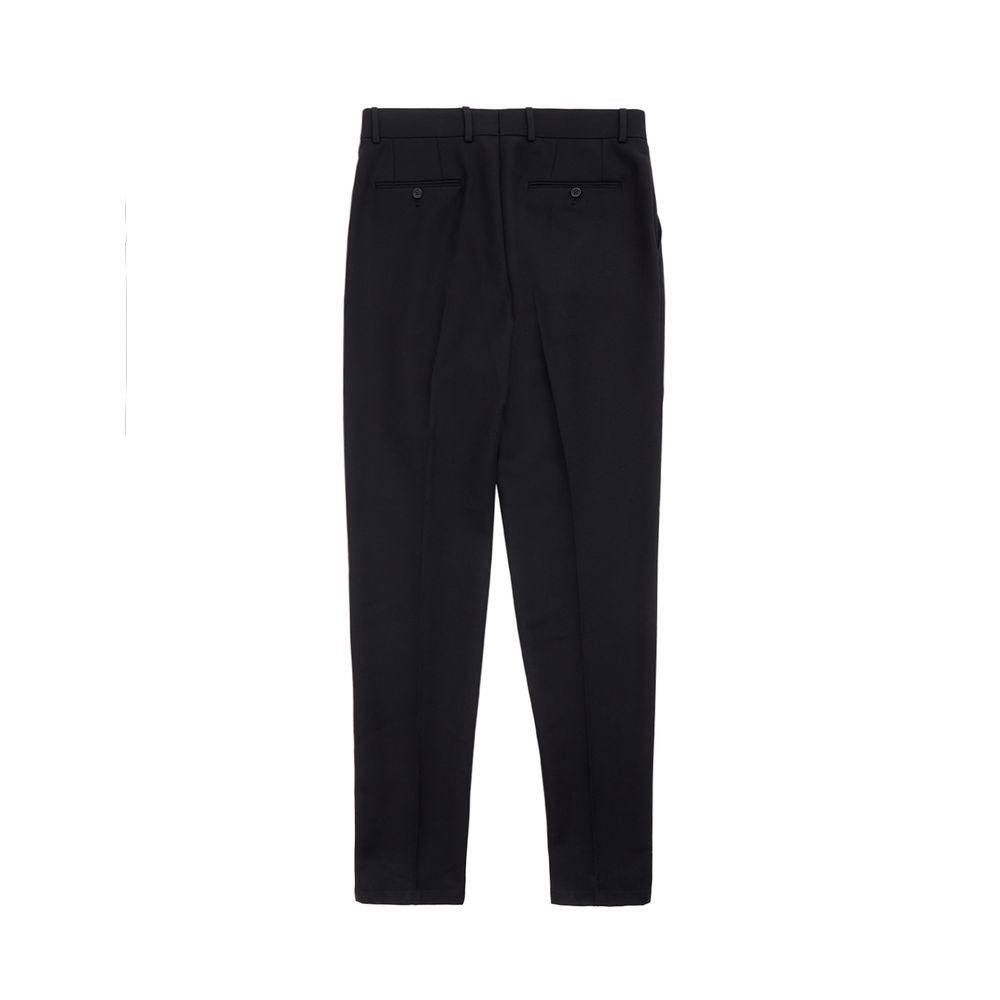 Dolce & Gabbana Elegant Polyester Black Pants for Men IT50 / L