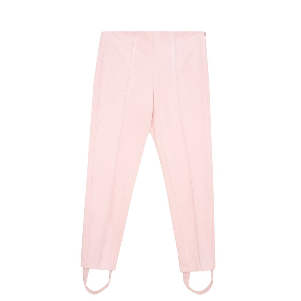 Lardini Elegant Pink Viscose Pants for Chic Style IT42 | M