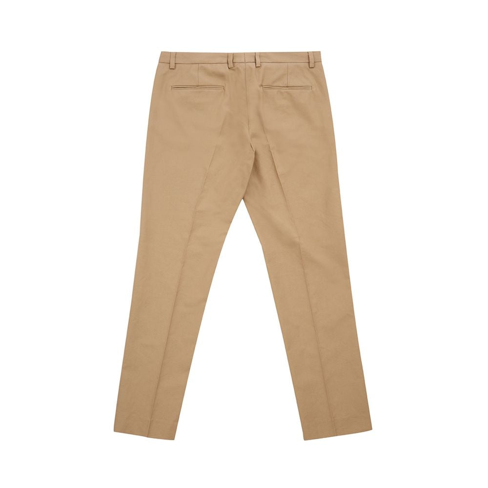 Lardini Elegant Brown Cotton Trousers for Women IT38 | XS