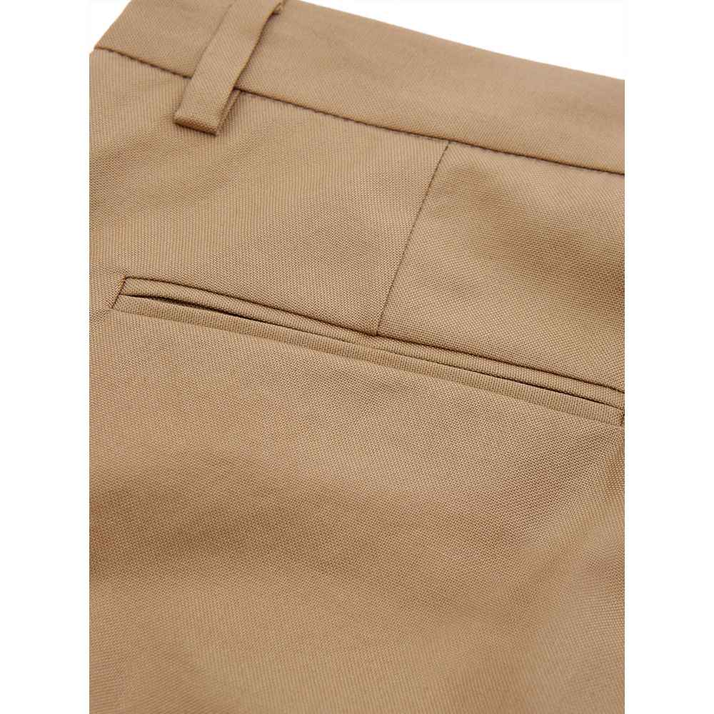 Lardini Elegant Brown Cotton Trousers for Women IT38 | XS