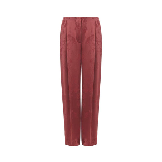 Lardini Elegant Red Tailored Pants IT40 | S