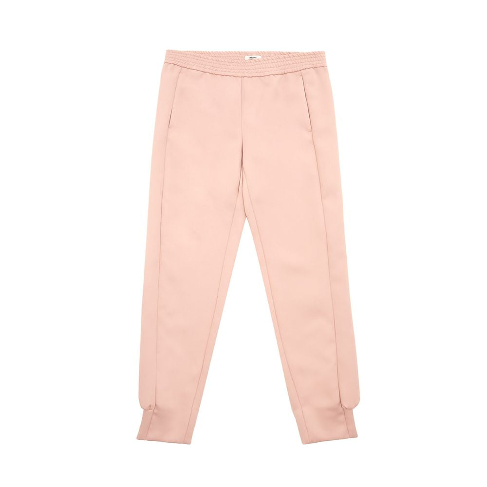 Lardini Elegant Pink Polyester Pants for Women IT40 | S