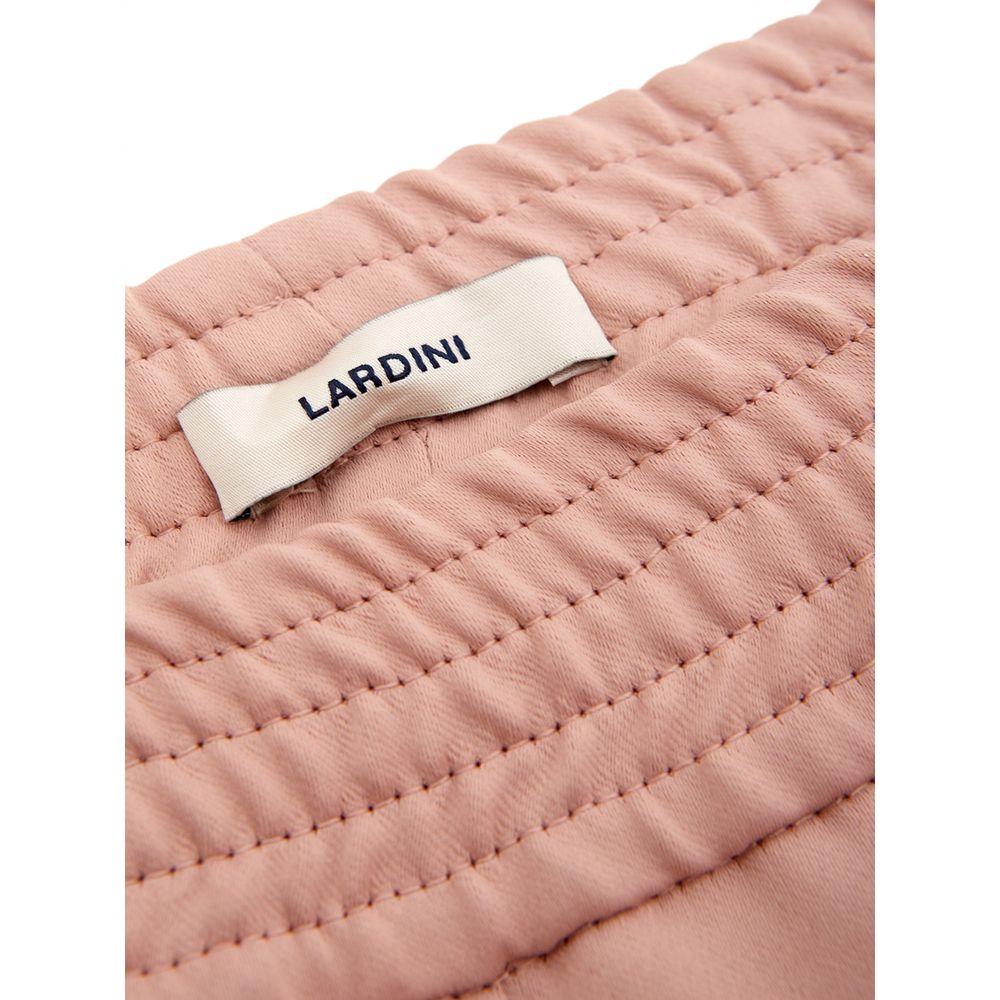 Lardini Elegant Pink Polyester Pants for Women IT40 | S