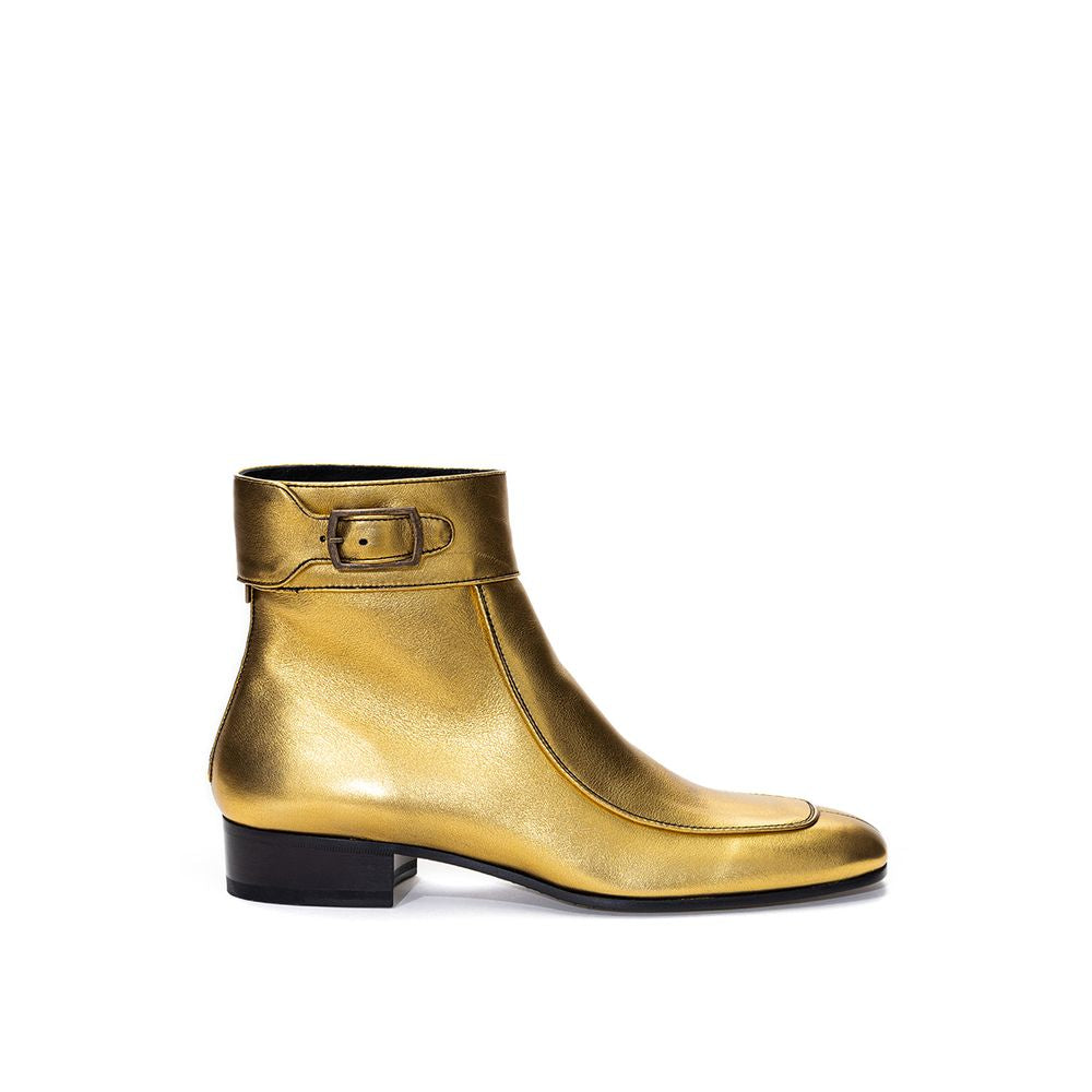 Saint Laurent Gold Leather Boot EU35 | US5