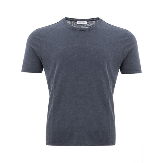 Gran Sasso Elegant Gray Cotton T-Shirt IT46 | S