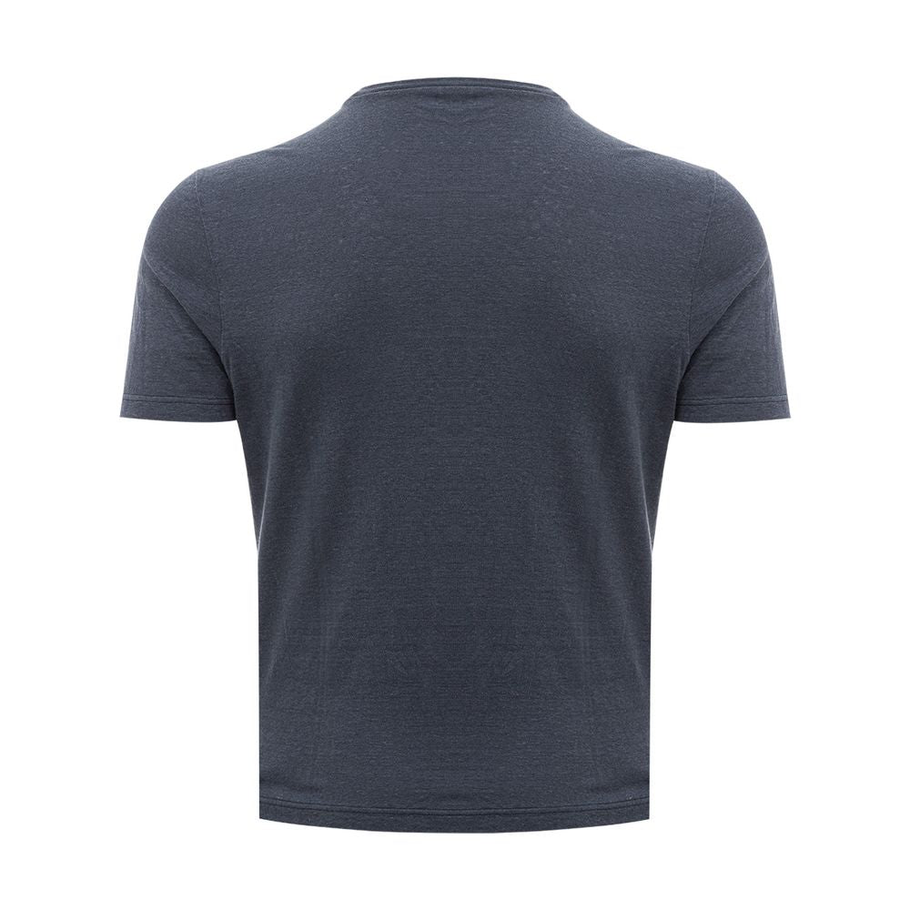 Gran Sasso Elegant Gray Cotton T-Shirt IT46 | S