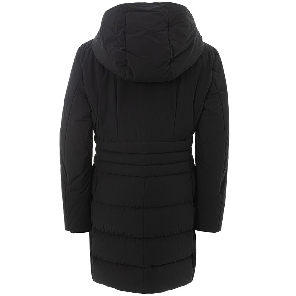 Peuterey Elegant Black Polyamide Jacket for Women IT50 | XXL