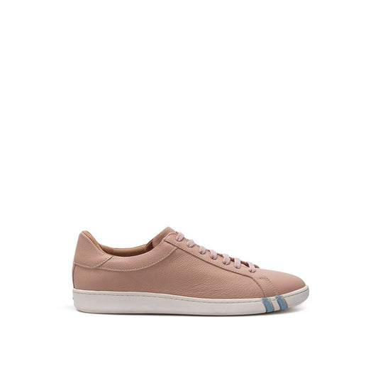 Bally Elegant Pink Leather Sneakers EU38 | US8