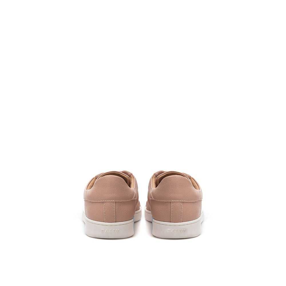 Bally Elegant Pink Leather Sneakers EU38 | US8