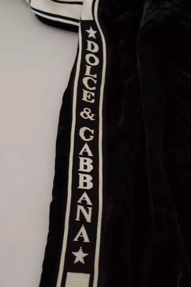 Dolce & Gabbana Black Jogger Jogging Trouser Cotton Pants IT46 / S