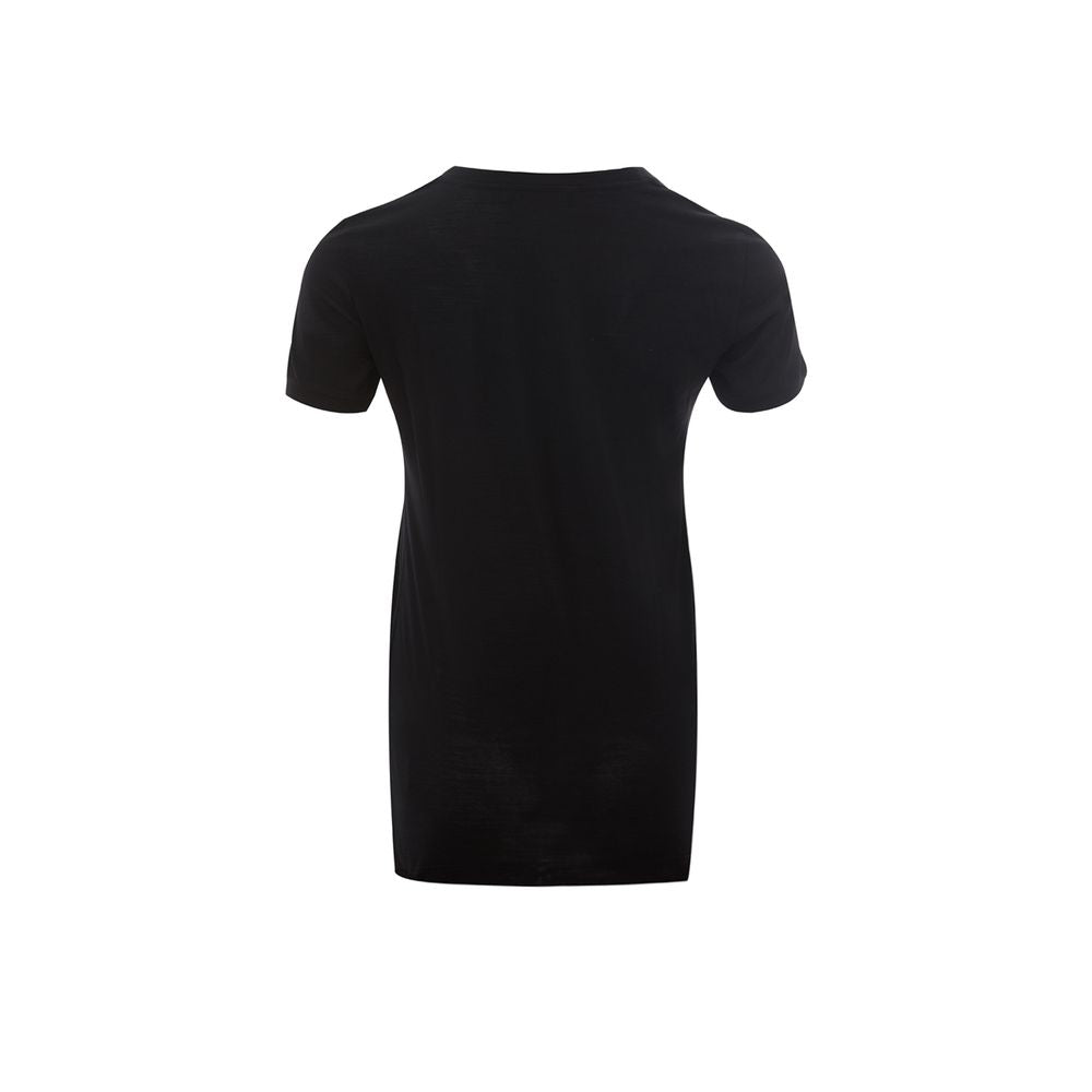 Dolce & Gabbana Black Cotton Tops & T-Shirt IT44 / L