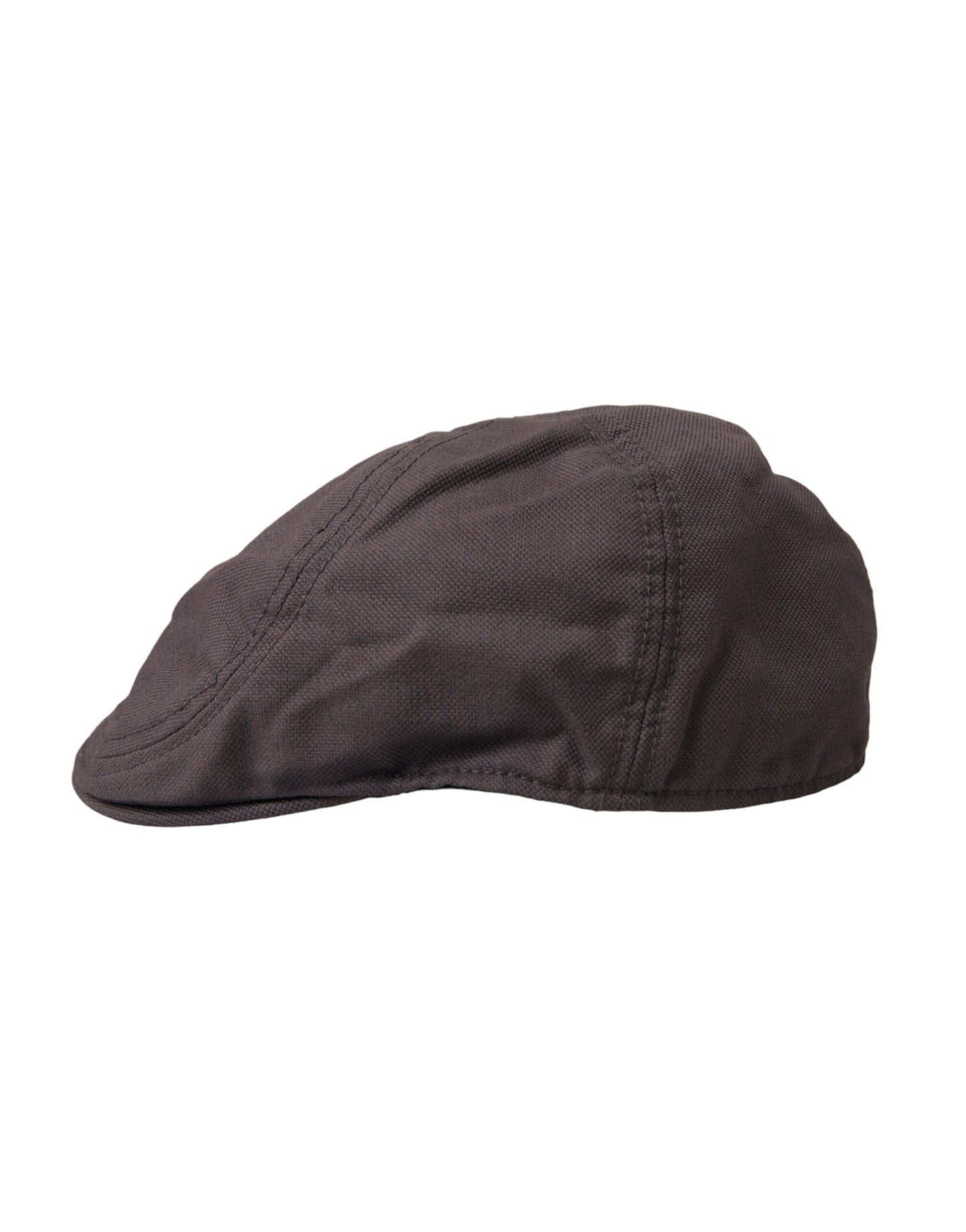 Dolce & Gabbana Brown Nylon Cloth Newsboy Hat Men 58CM / M