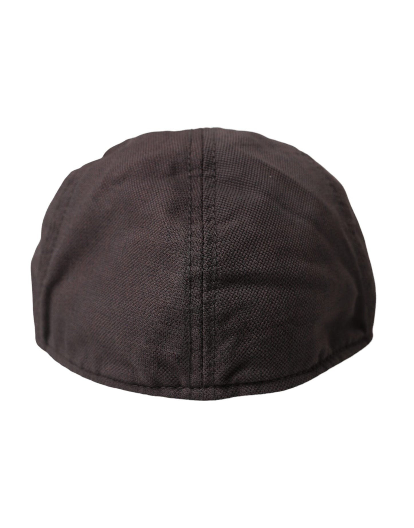 Dolce & Gabbana Brown Nylon Cloth Newsboy Hat Men 58CM / M