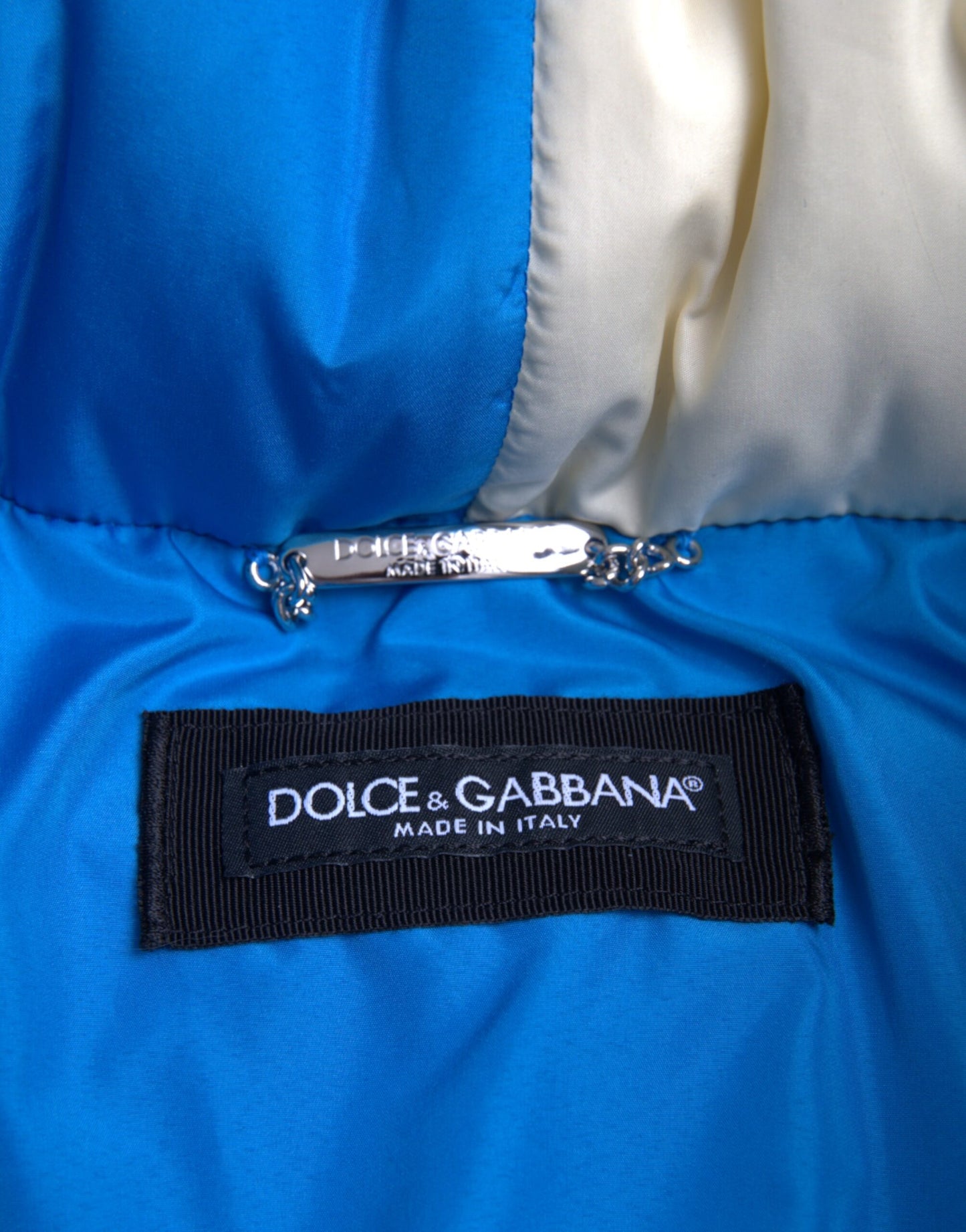 Dolce & Gabbana Multicolor Logo Windbreaker Puffer Jacket IT52 / XL