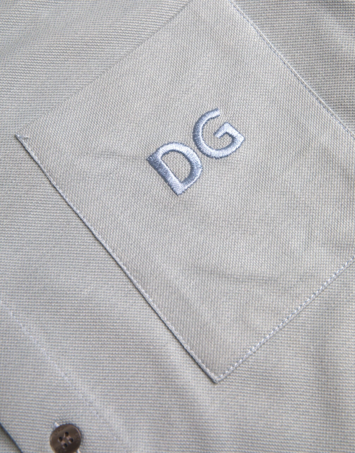 Dolce & Gabbana Light Blue Logo Cotton Collared Polo T-shirt IT44 / XS