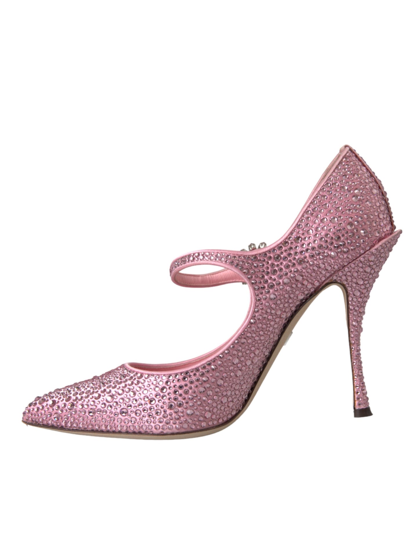 Dolce & Gabbana Pink Strass Crystal Heels Pumps Shoes EU39 / US8.5