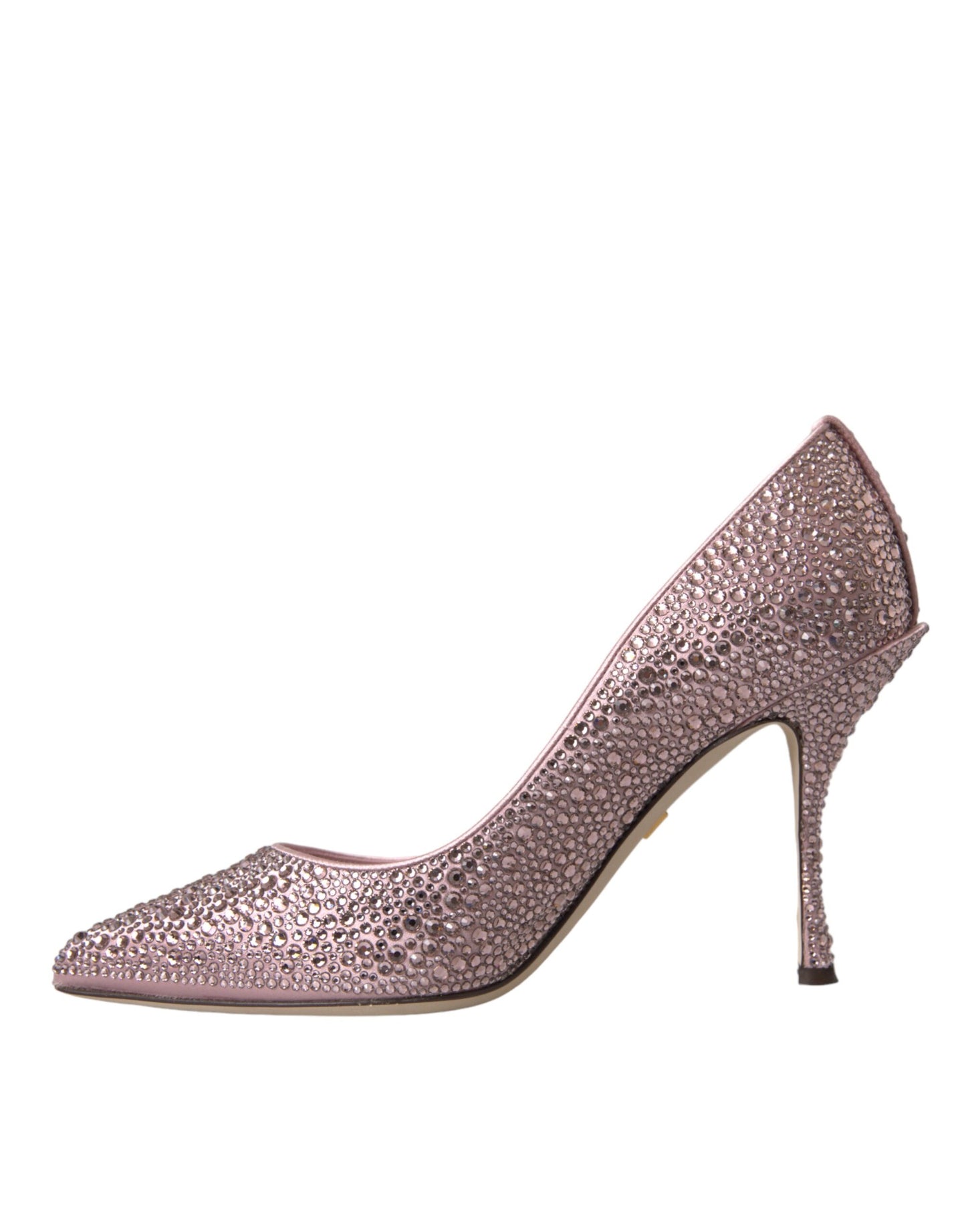 Dolce & Gabbana Pink Strass Crystal Heels Pumps Shoes EU38.5 / US8