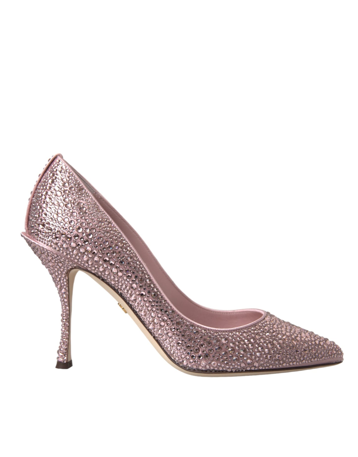 Dolce & Gabbana Pink Strass Crystal Heels Pumps Shoes EU38.5 / US8