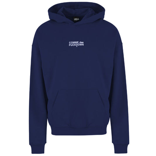 Comme Des Fuckdown Blue Cotton Sweater