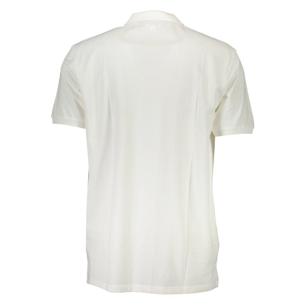 U.S. POLO ASSN. White Cotton Men Polo Shirt