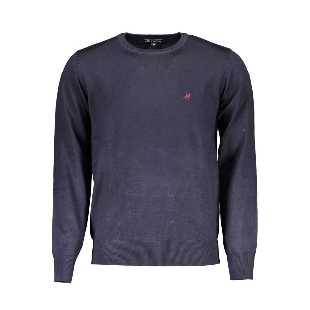 U.S. Grand Polo Blue Viscose Men Sweater