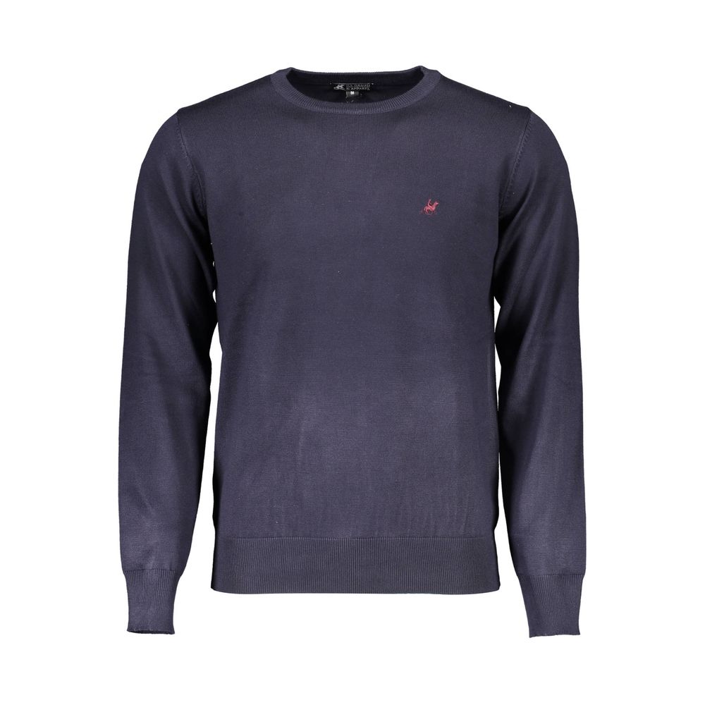 U.S. Grand Polo Blue Viscose Men Sweater