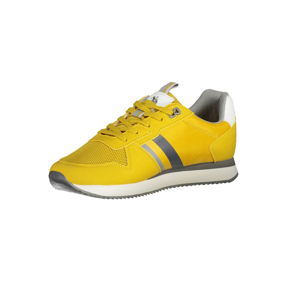 U.S. POLO ASSN. Yellow Polyester Men Sneaker