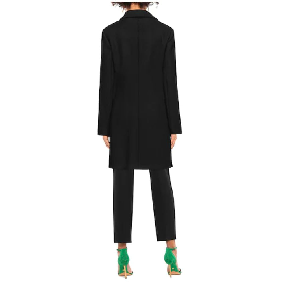 Love Moschino Black Wool Women Coat IT46 | L