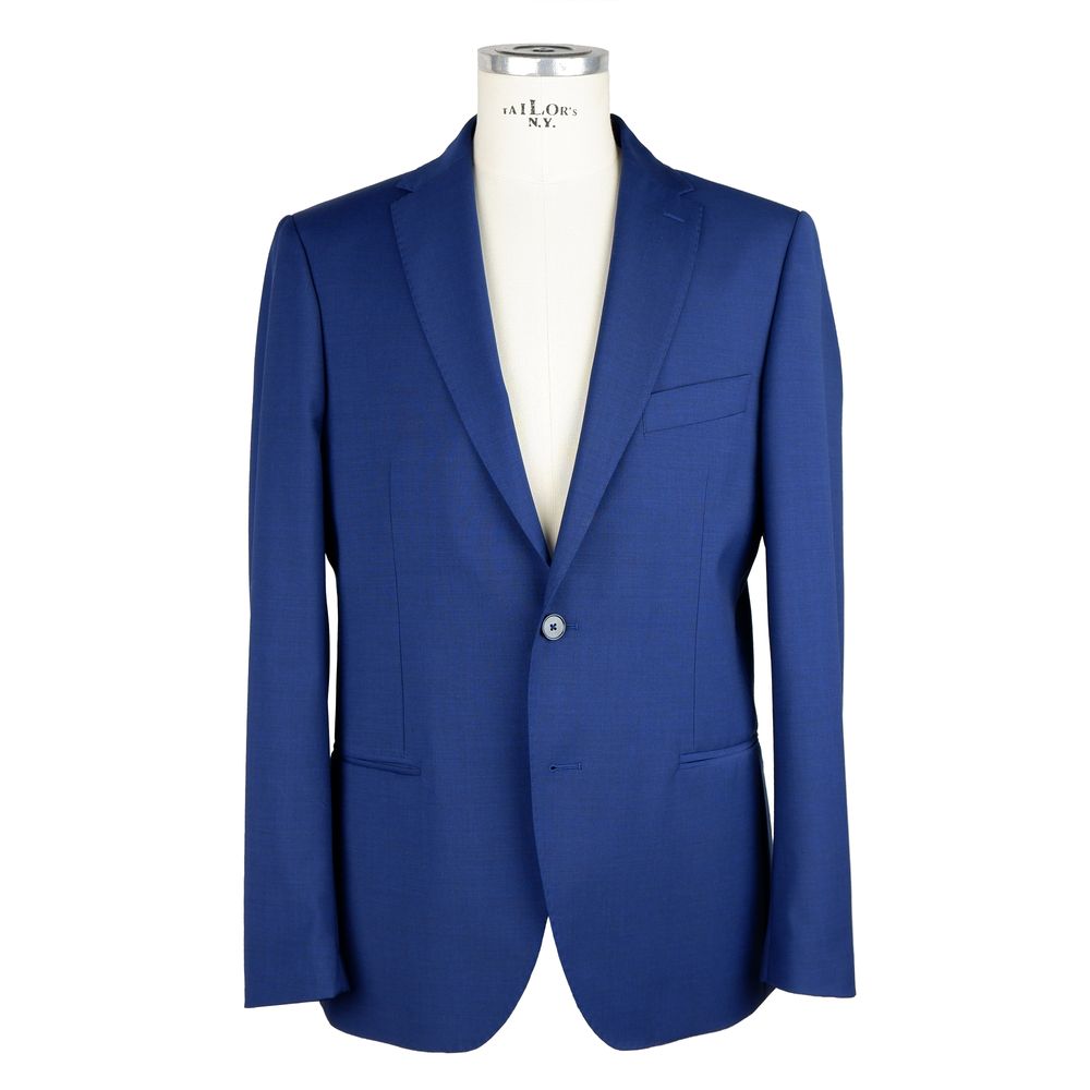 Emilio Romanelli Elegant Two-Button Men's Suit in Blue IT46 | S