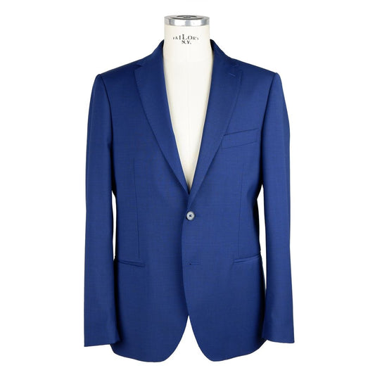 Emilio Romanelli Elegant Two-Button Men's Suit in Blue IT46 | S