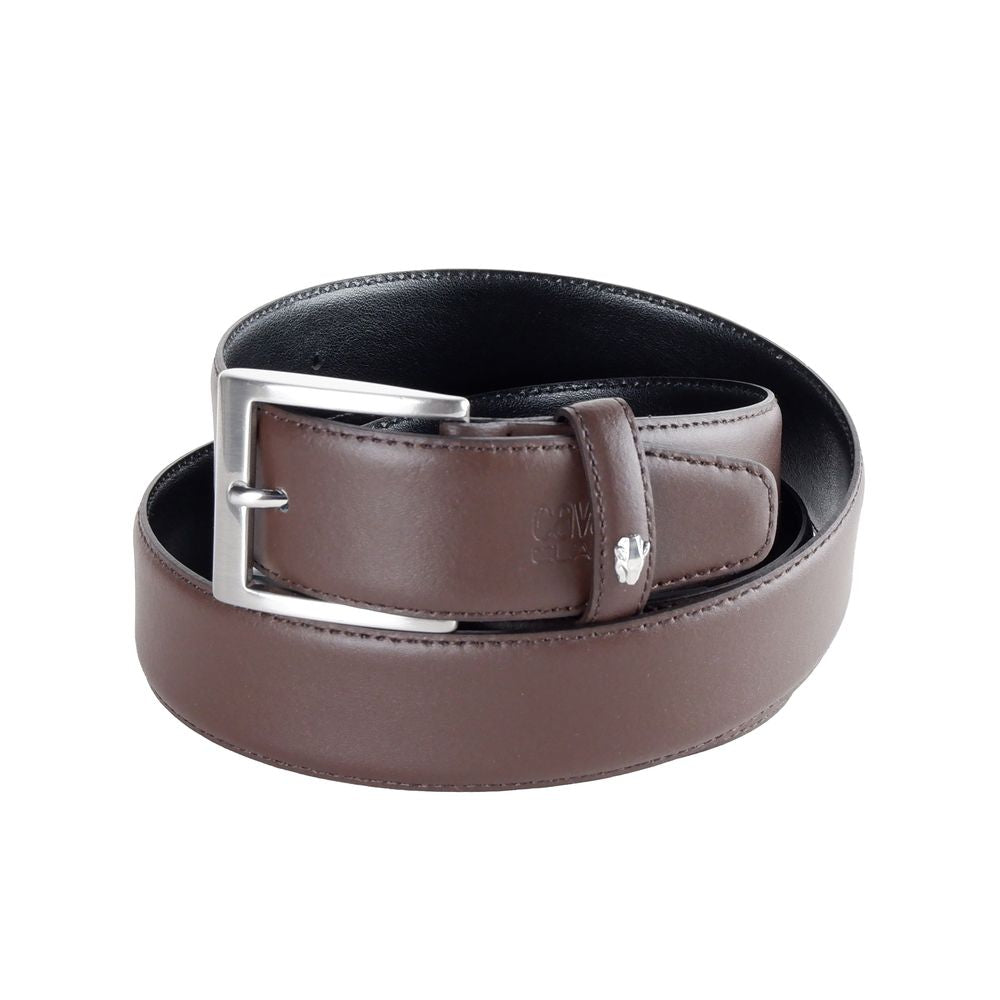 Cavalli Class Elegant Reversible Leather Belt - Dual Tone 110 CM / 44 Inches