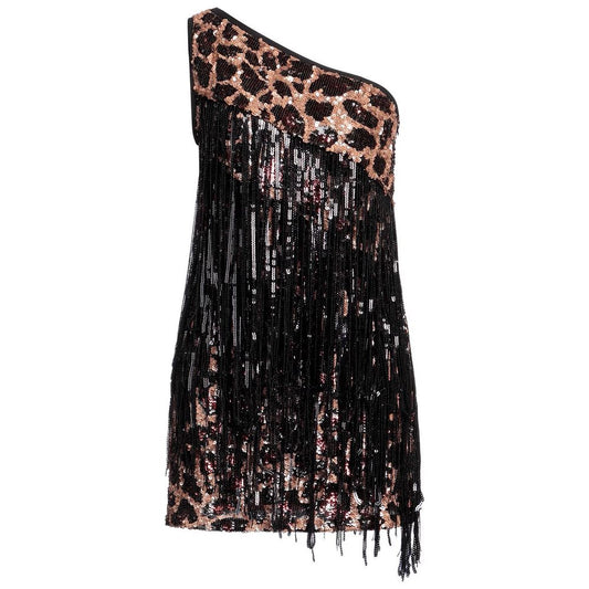 PINKO Brown Polyamide Dress IT42 | M