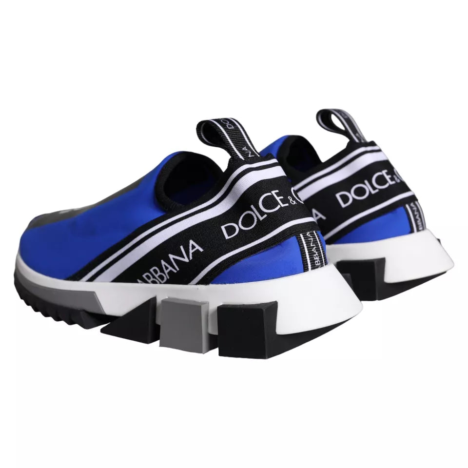 Dolce & Gabbana Blue Logo Low Top Sorrento Sneakers Shoes EU39.5 / US6.5