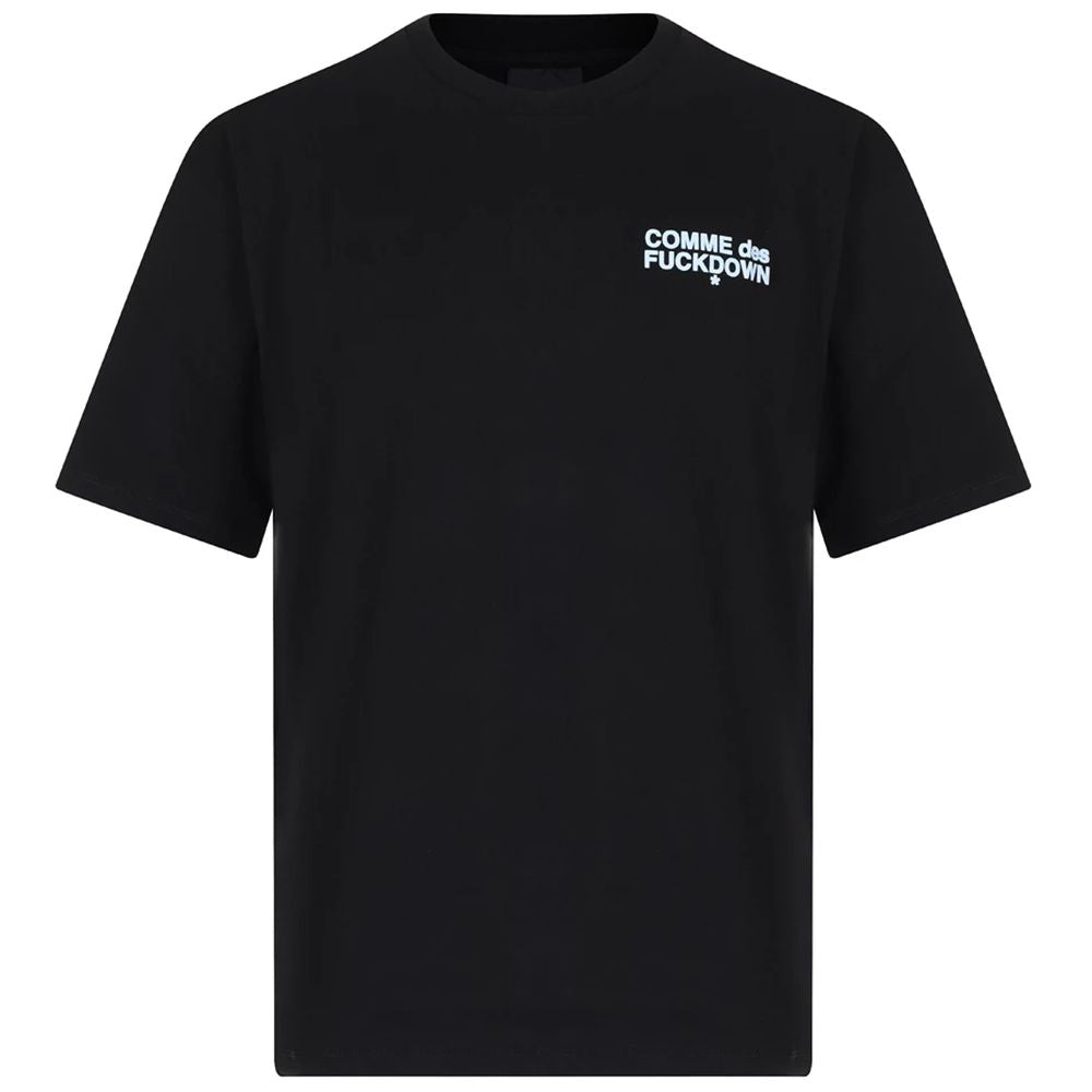 Comme Des Fuckdown Black Cotton T-Shirt