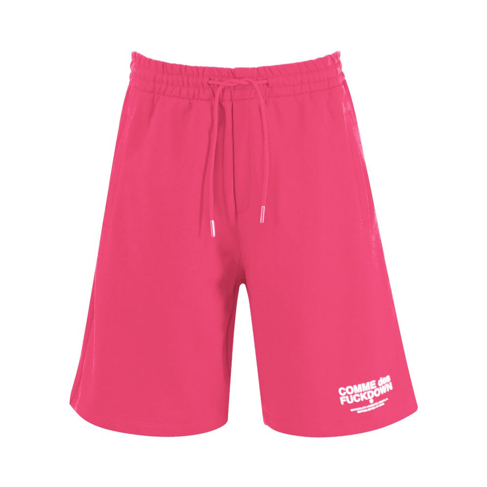 Comme Des Fuckdown Pink Cotton Short