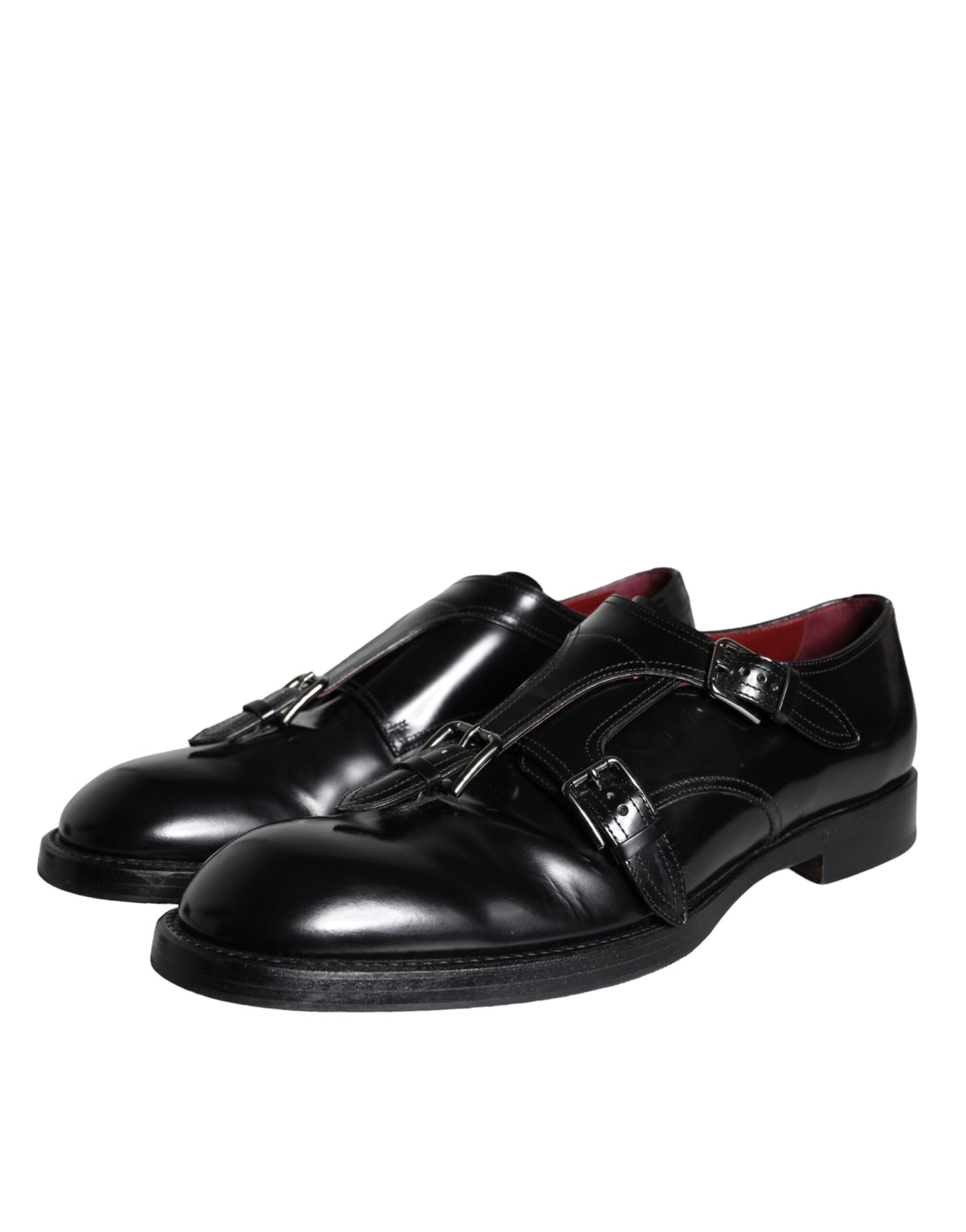 Dolce & Gabbana Black Calf Leather Men Formal Dress Shoes EU46 / US13