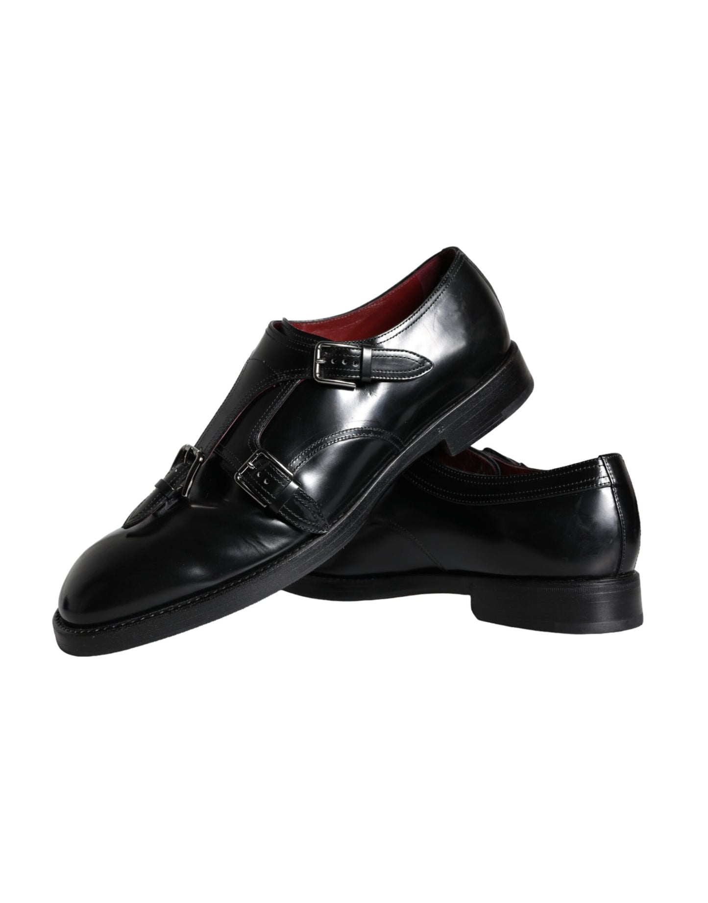 Dolce & Gabbana Black Calf Leather Men Formal Dress Shoes EU46 / US13