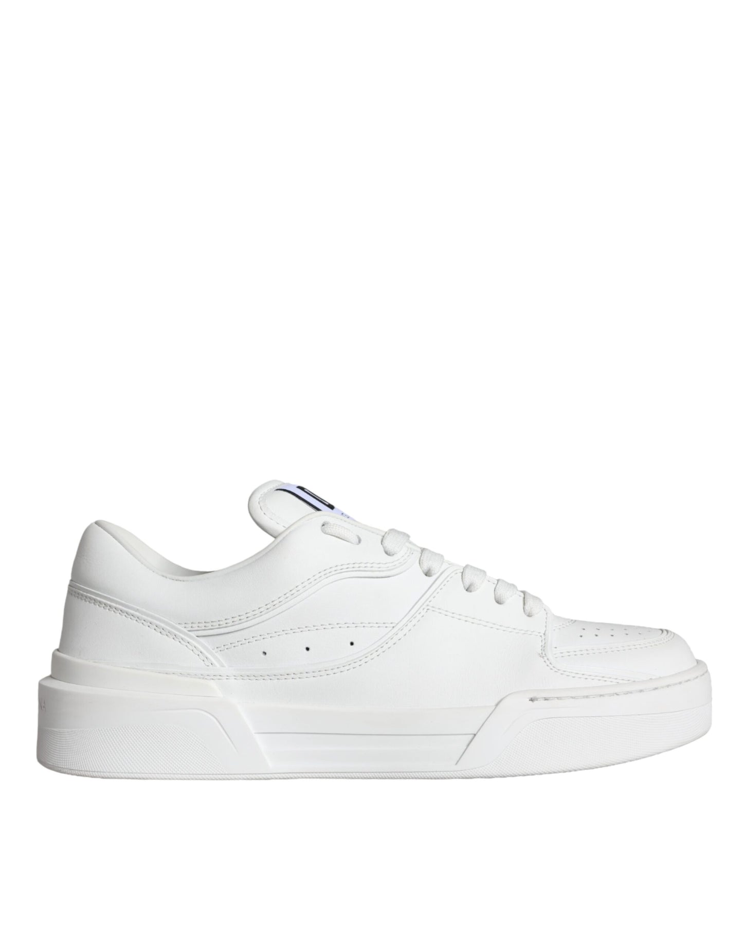 Dolce & Gabbana White Miami Leather Low Top Sneakers Shoes EU41 / US8