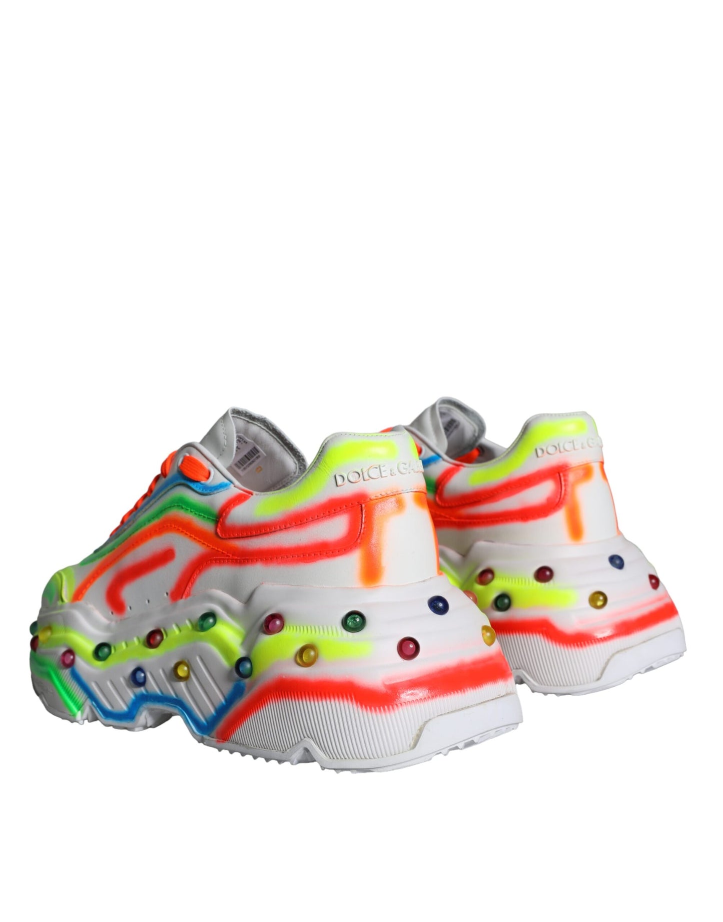 Dolce & Gabbana Multicolor Daymaster LED Lighted Sneaker Shoes EU44 / US11