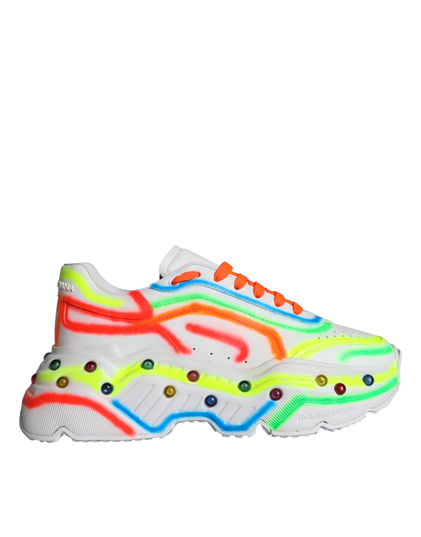 Dolce & Gabbana Multicolor Daymaster LED Lighted Sneaker Shoes EU44 / US11