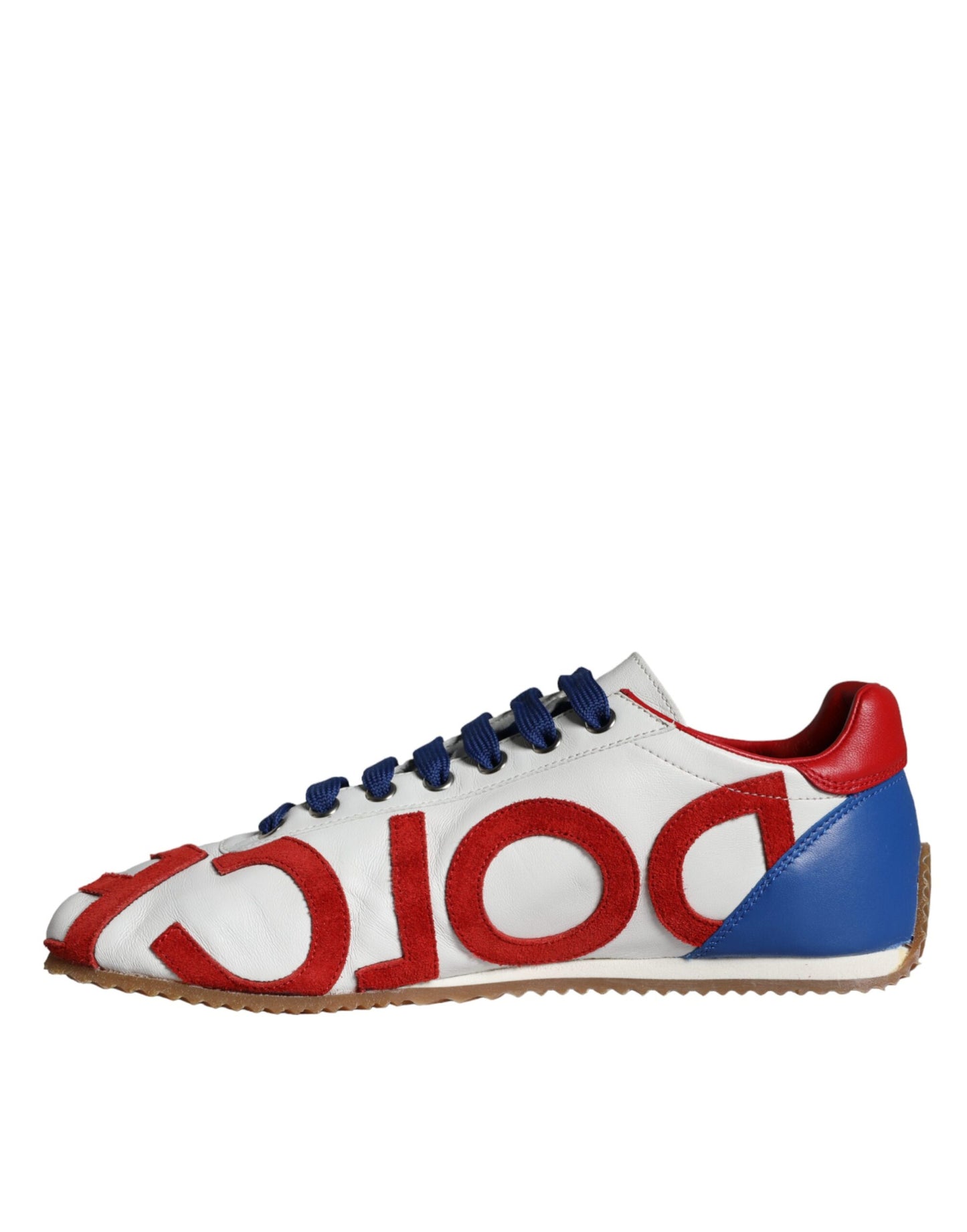 Dolce & Gabbana Multicolor Leather Logo Casual Sneakers Shoes EU39 / US8.5