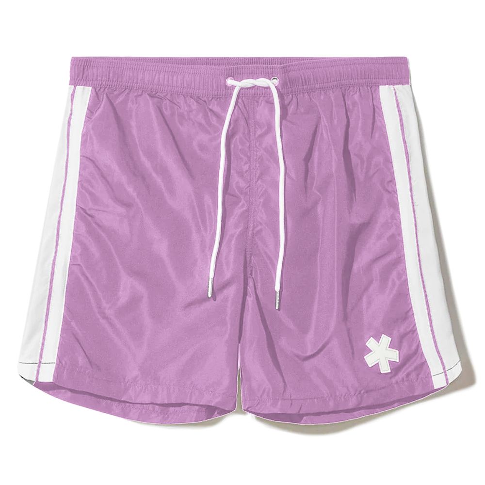 Comme Des Fuckdown Purple Polyester Men's Swim Trunk