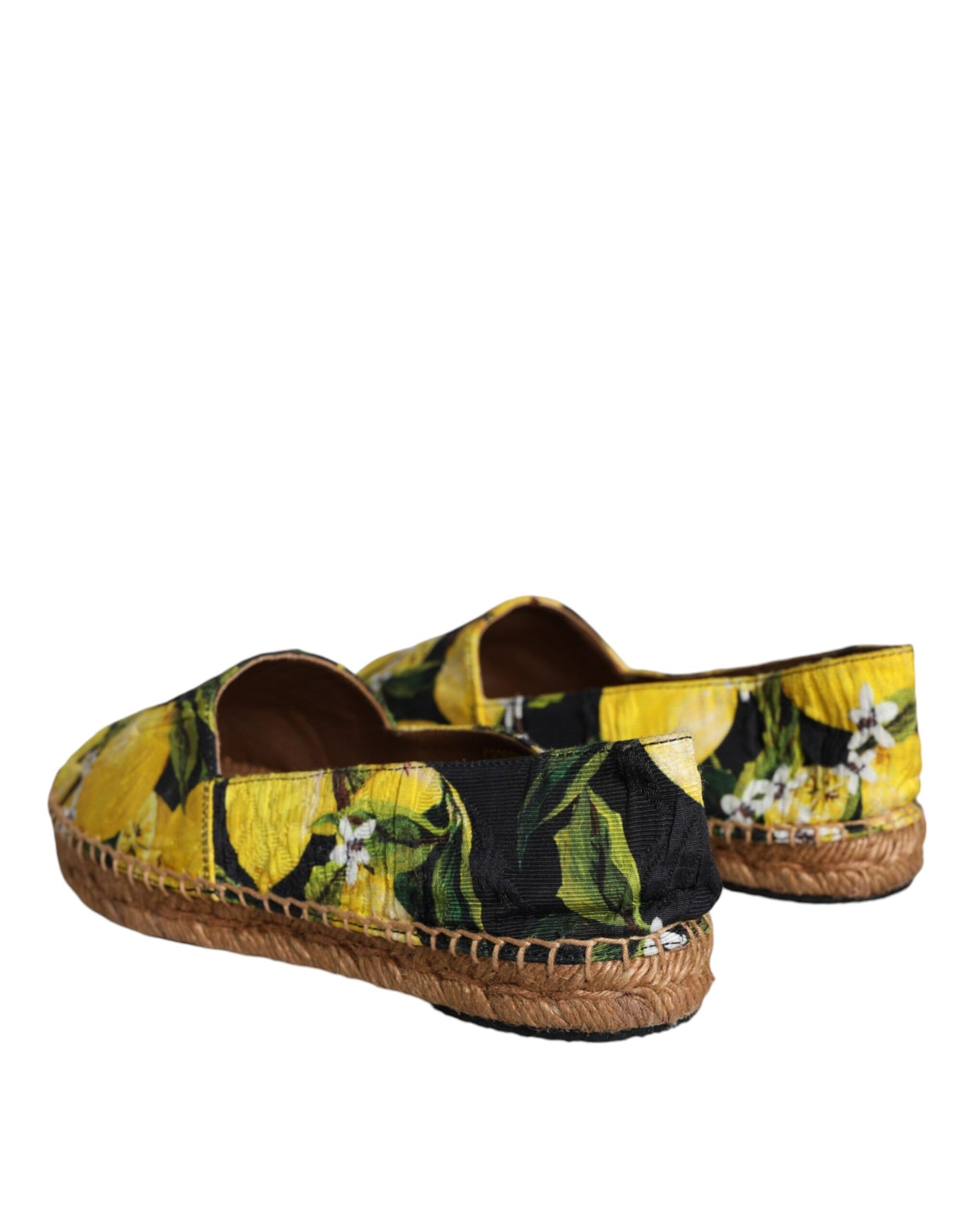 Dolce & Gabbana Multicolor Lemon Slip On Espadrilles Shoes EU35 / US5