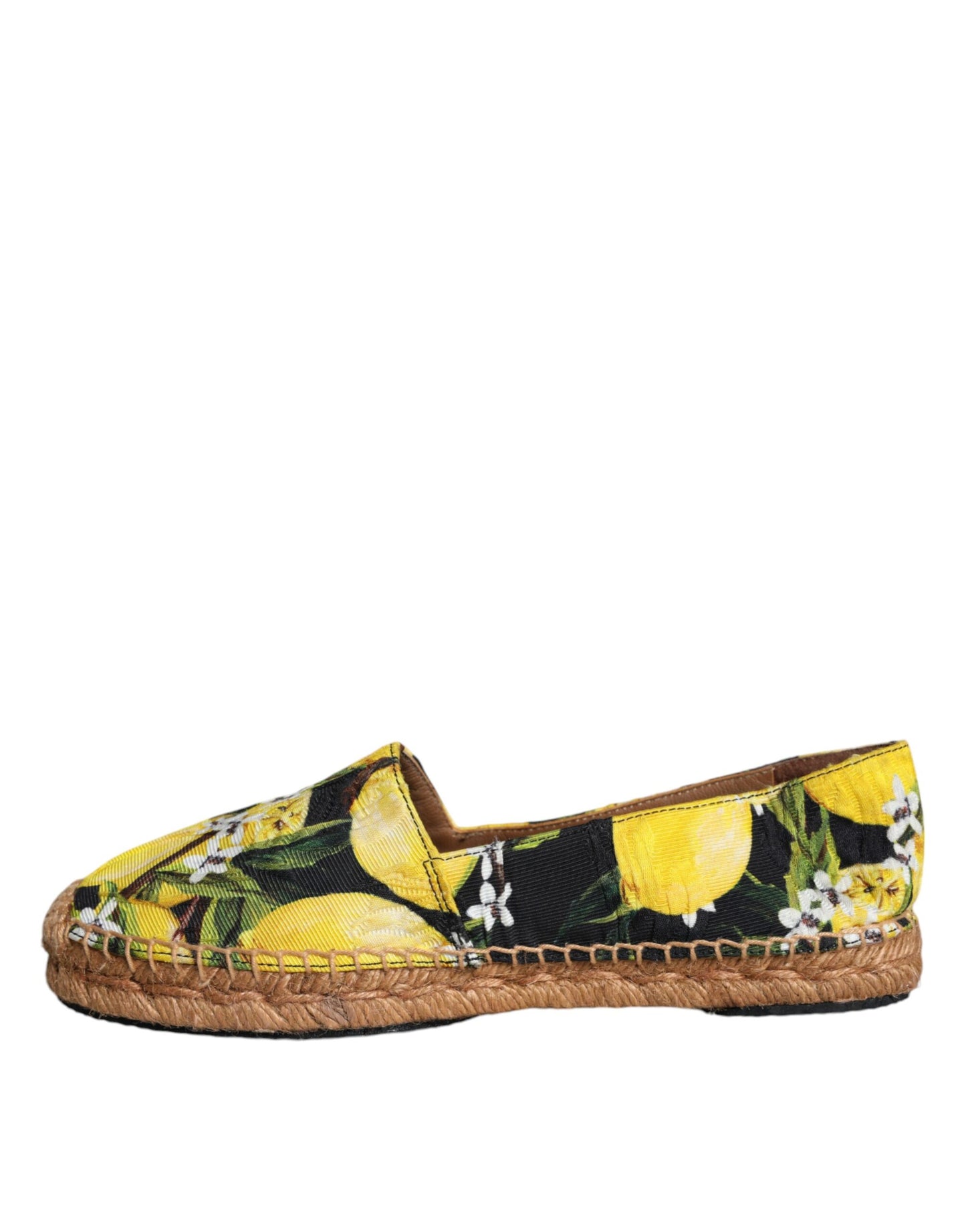 Dolce & Gabbana Multicolor Lemon Slip On Espadrilles Shoes EU35 / US5