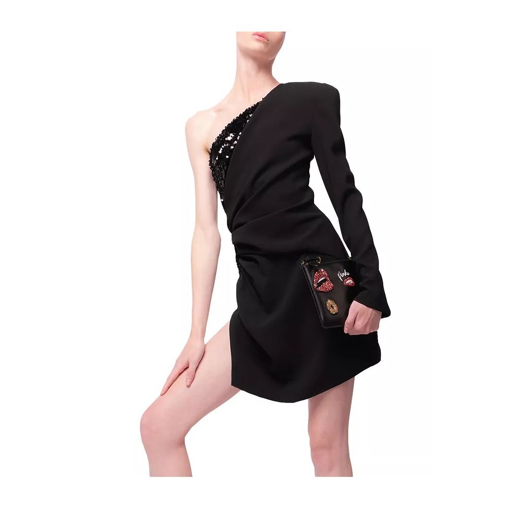 PINKO Black Poliester Dress IT42 | M