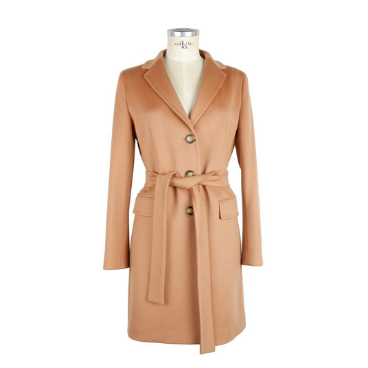 Made in Italy Beige Cashmere Jackets & Coat IT44 | L